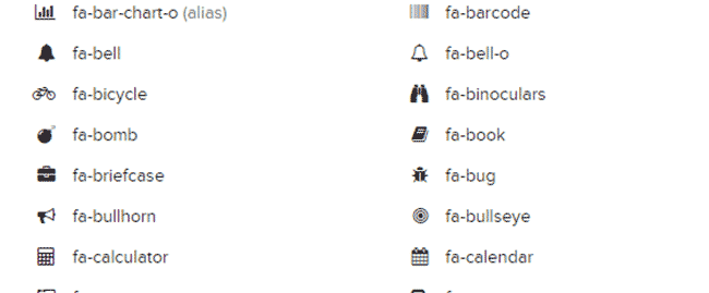 Font-Awesome-icons